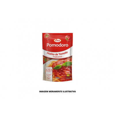 MOLHO DE TOMATE - POMODORO - 300g TRADICIONAL - CX24